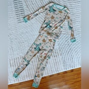 ✨2 for 10$✨Monsters Inc Halloween Pyjamas Bamboo - Where Wildflowers Grow - 4T